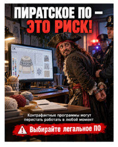 Пиратское ПО — это риск!